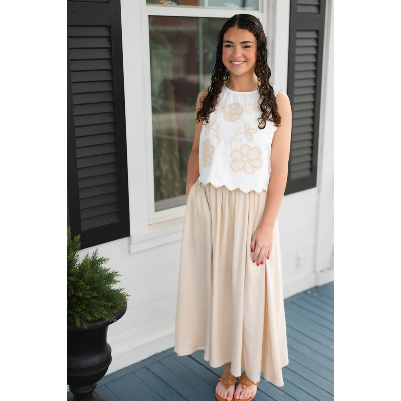 The Linen Lily Dress