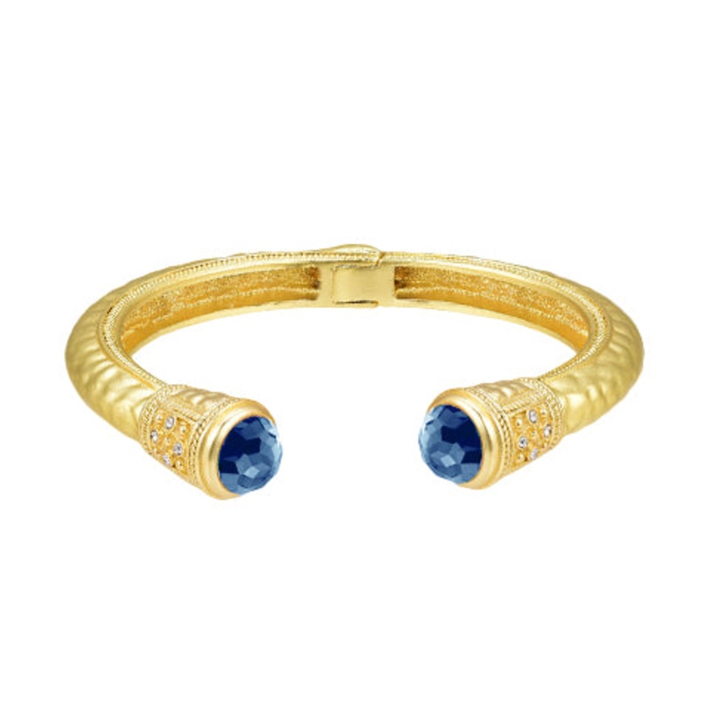 The Zoe Cuff in Sapphire