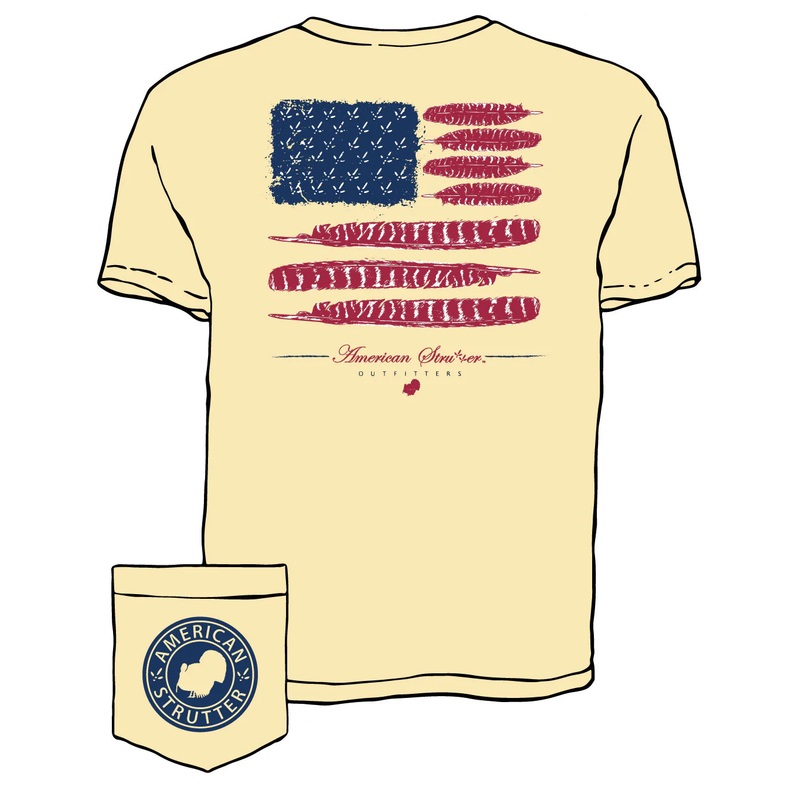 American Feathers T-Shirt-Butter