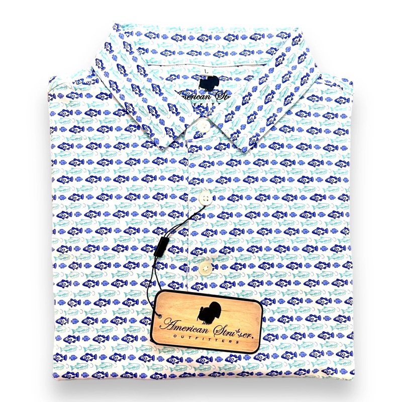 American Strutter Performance Polo- Freshwater