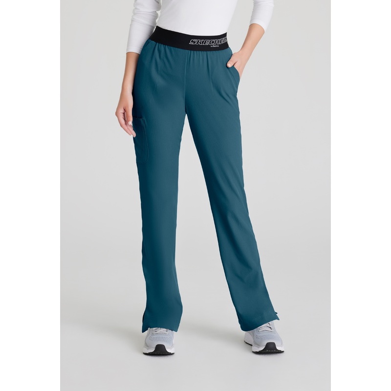 Breeze 3-Pocket Mid-Rise Straight Leg Scrub Pant