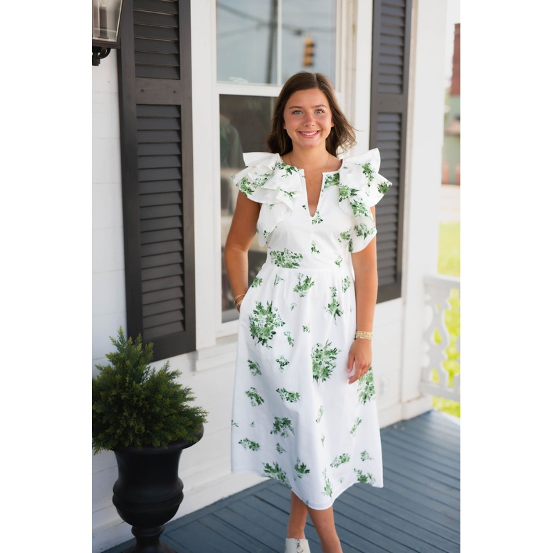 Ria Floral Santana Midi Dress