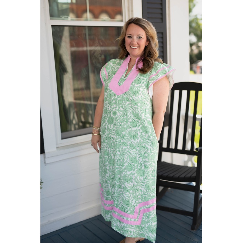 The Palm Springs Bloom Dress-Curvy