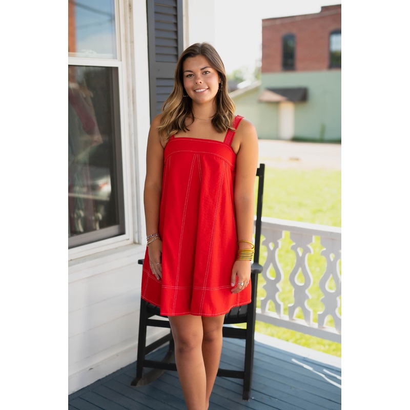 The Strawberry Pop Dress