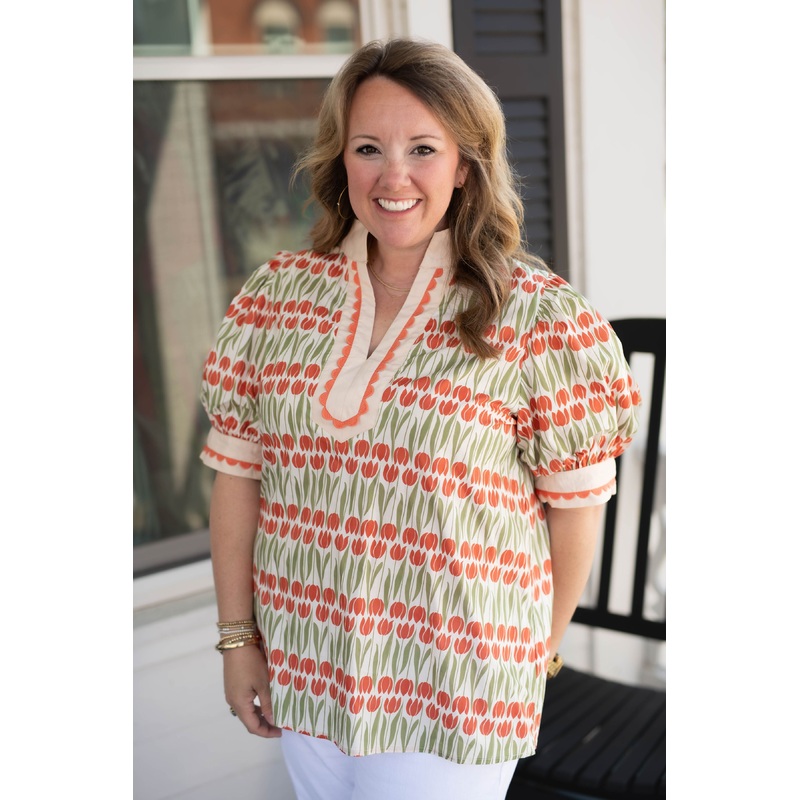 The Tulip Tango Top-Curvy