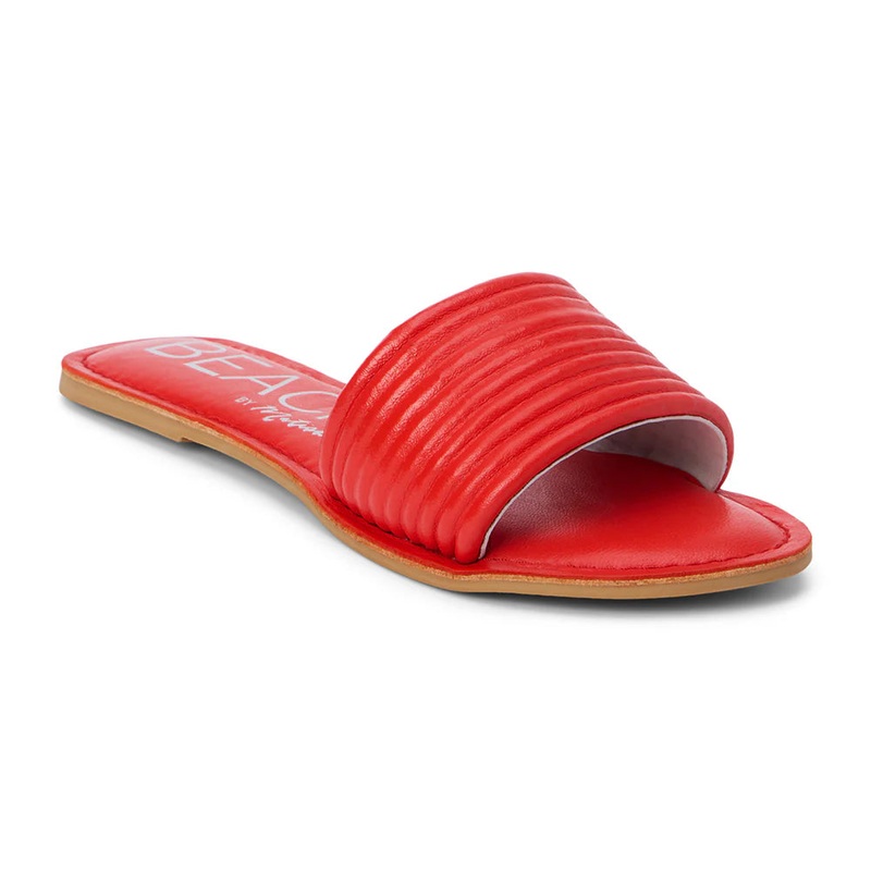 Troller Slide Sandal- Red