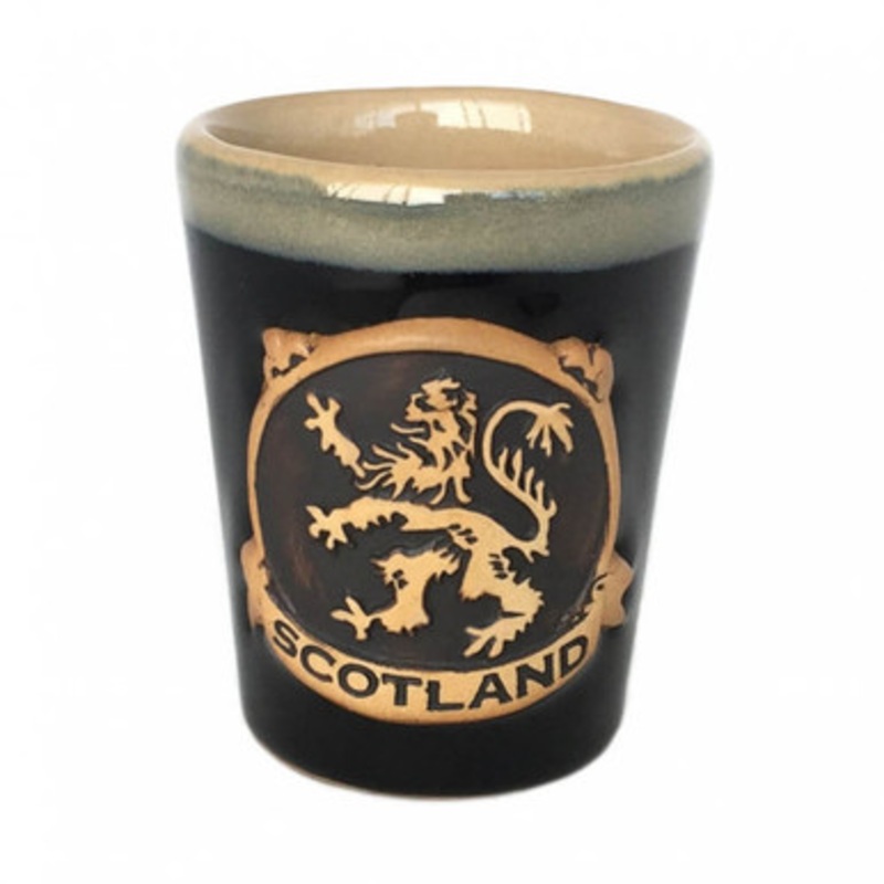 Lion Rampant Scotland Stoneware Shot
