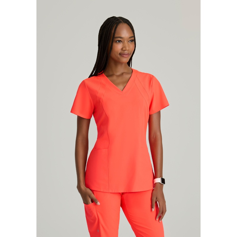 Racer Scrub Top