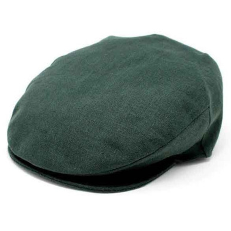 Vintage Irish Cap Linen-Eucalyptus