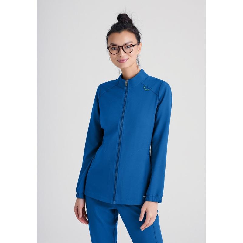 Virtue 3-Pocket Stand-Up Collar Ciclo Scrub Jacket