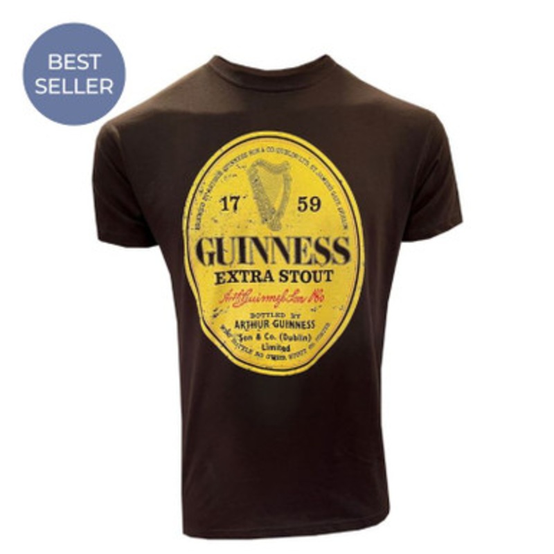 Brown Guinness Trademark Men’s T-Shirt