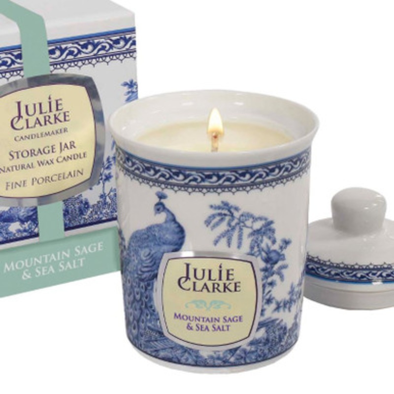 Fine Porcelain Natural Wax Peacock Candle