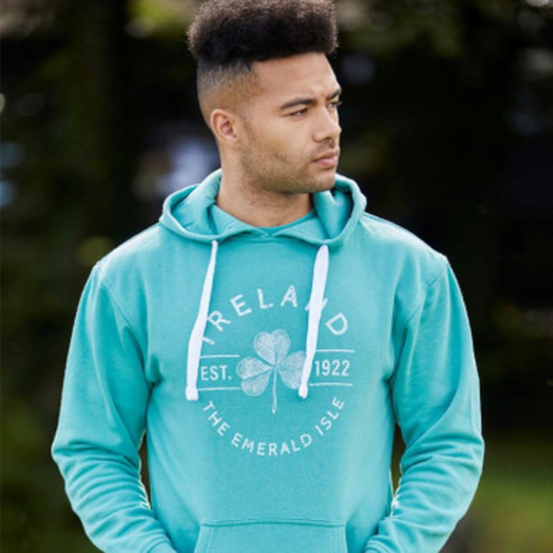 The Emerald Isle Shamrock Men’s Hoodie