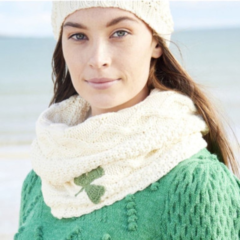 Women’s Irish Shamrock Snood Scarf