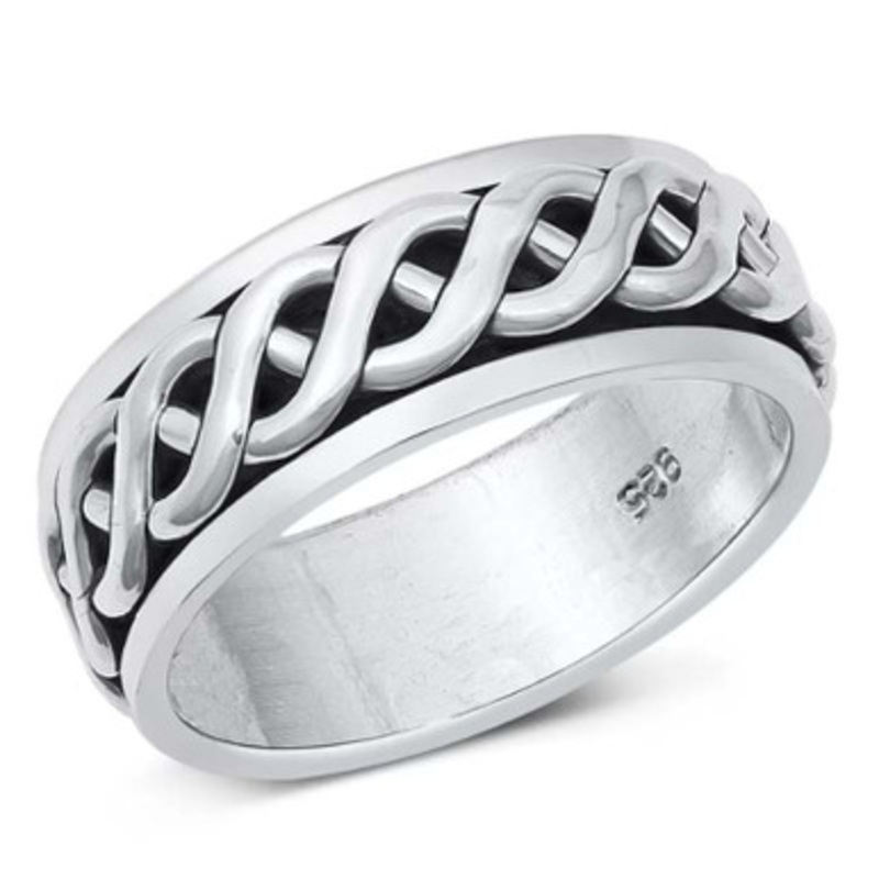 Celtic Knot Spinner Men’s Ring