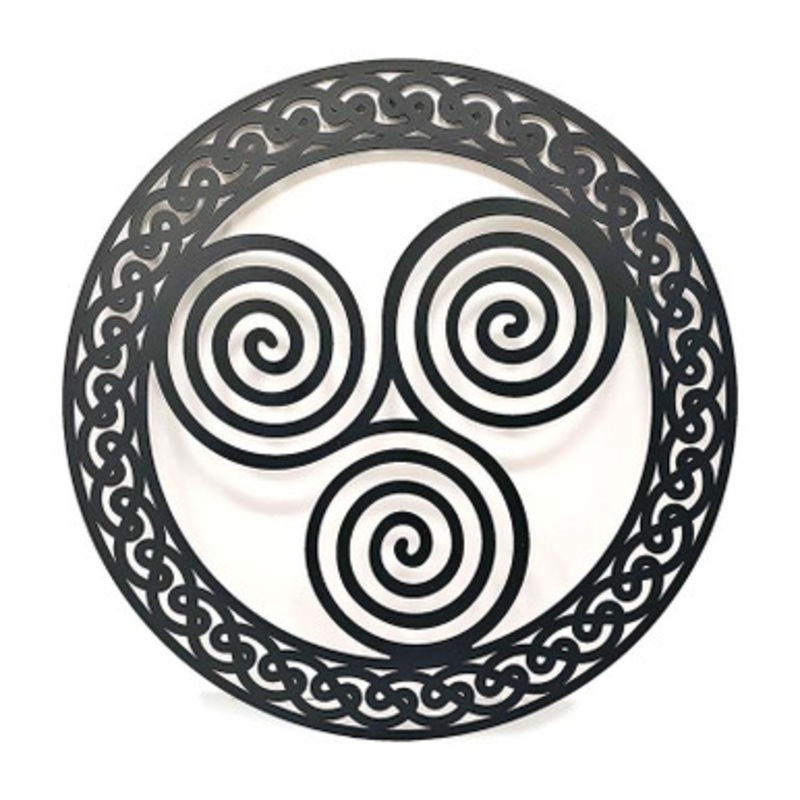 Celtic Triskelion Metal Wall Art