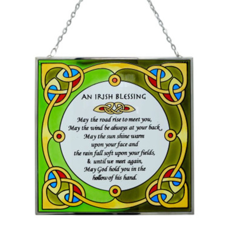 Irish Blessing Framed by Traditional Celtic Knot