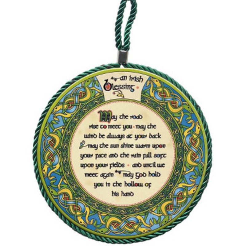 Irish Blessing Rope Plaque