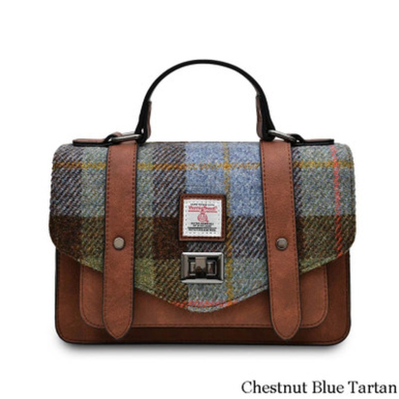 Islander Harris Tweed Tartan Satchel – Medium