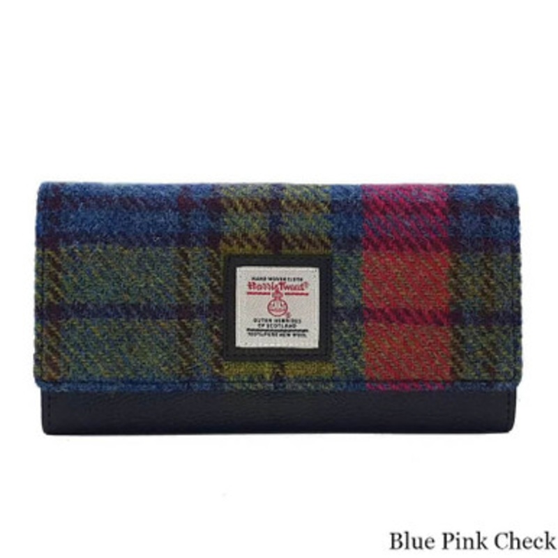 Ladies Harris Tweed Long Envelope Purse