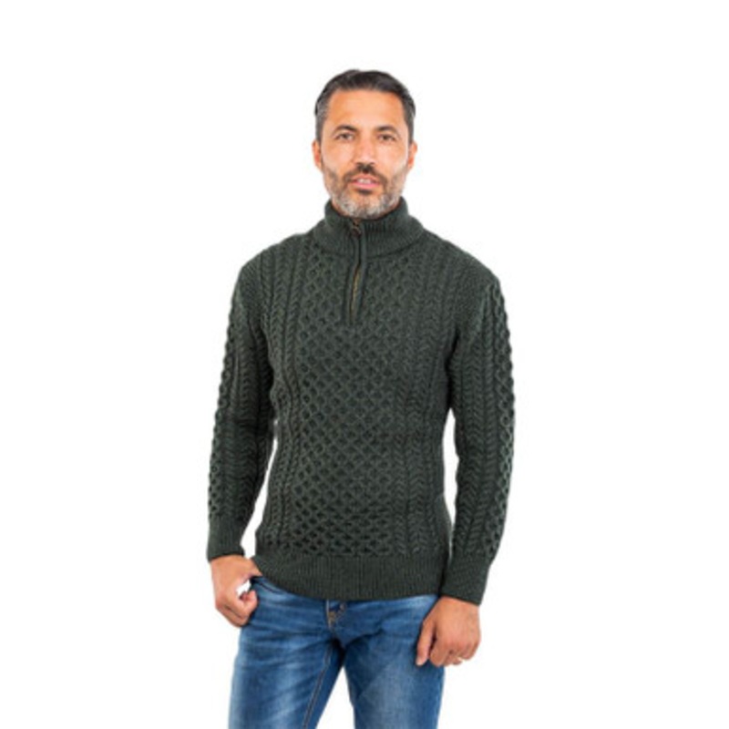 Men’s Half Zip Fisherman Sweater