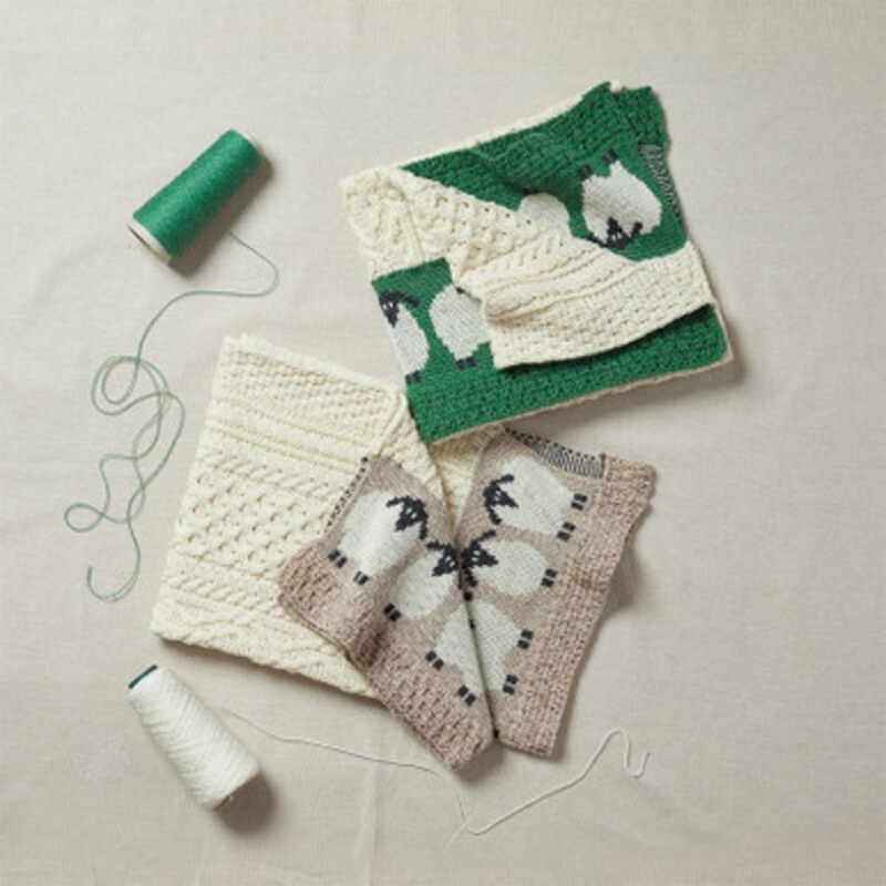 Kids Sheep Irish Gren Blanket