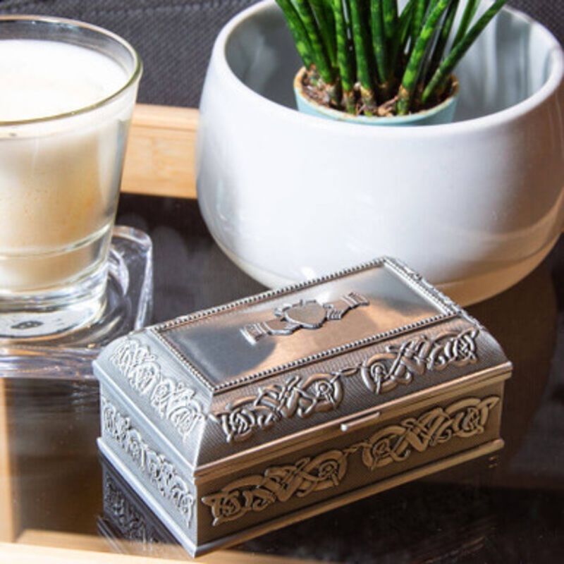 Claddagh Irish Jewelry Box