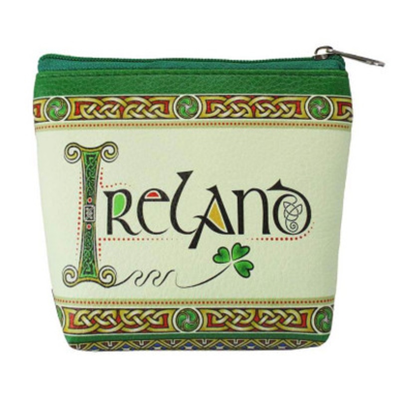 Ireland Designed Zip Coin Purse