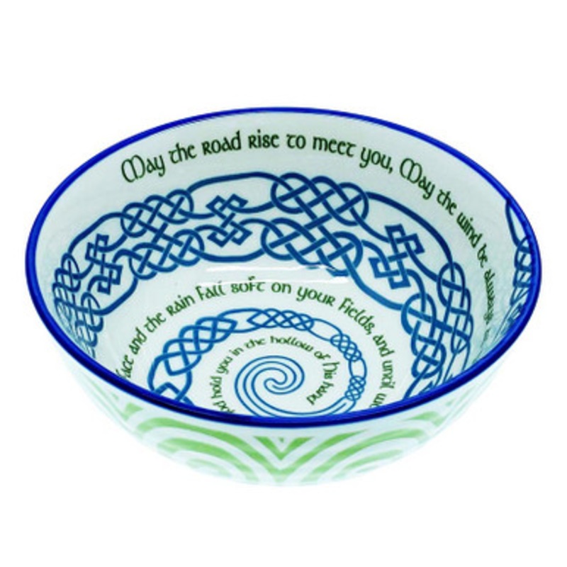 Irish Blessing Celtic Knot Bowls