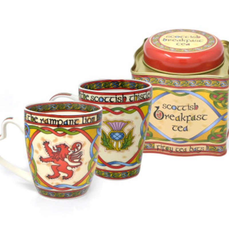 2 Scottish Cups Tea Set