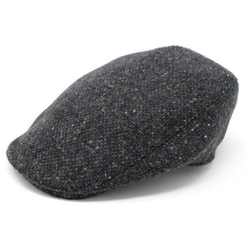 Donegal Tweed Touring Cap Charcoal