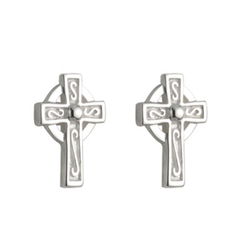 Holy Communion Celtic Cross Earrings