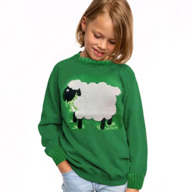 Ireland Kids Sweater with Sheep