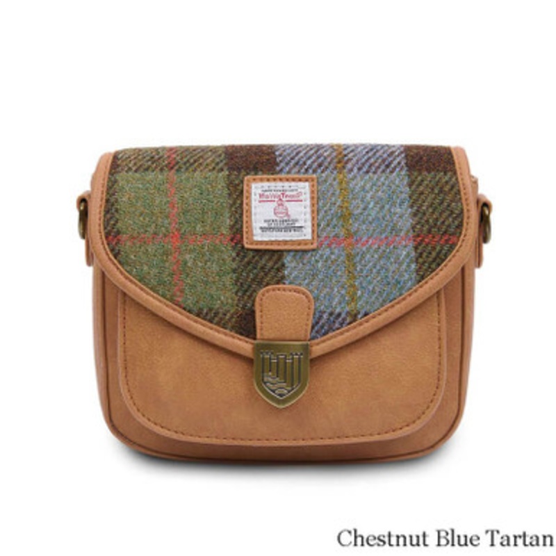 Islander Harris Tweed Tartan Saddle Bag – Mini