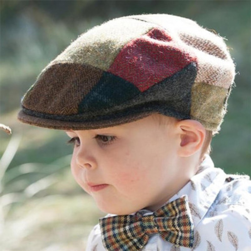 Children’s Vintage Patchwork Tweed Cap