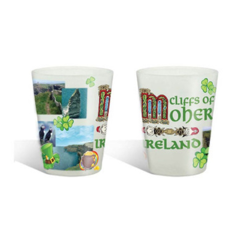 Cliffs of Moher Frosted Shot Glass