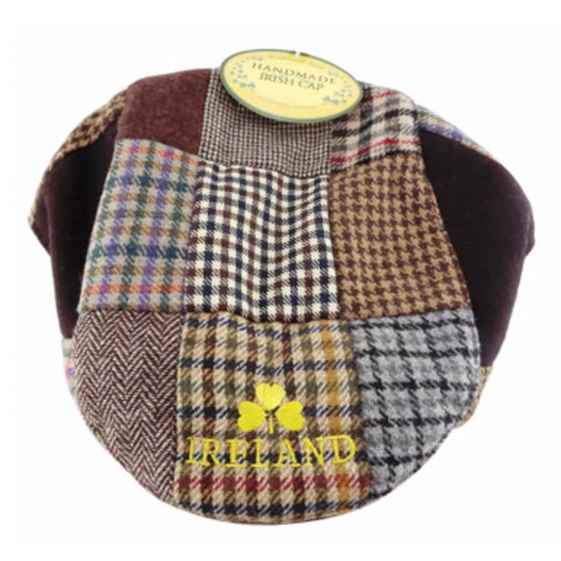 Handmade Ireland Patchwork Flat Cap
