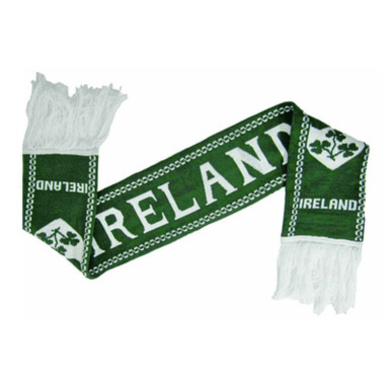 Malham Ireland Green Scarf 4.5FT. Double Layer