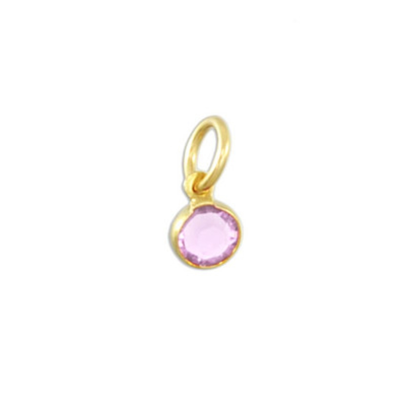 Classic Swarovski Birthstone in Gold- June
