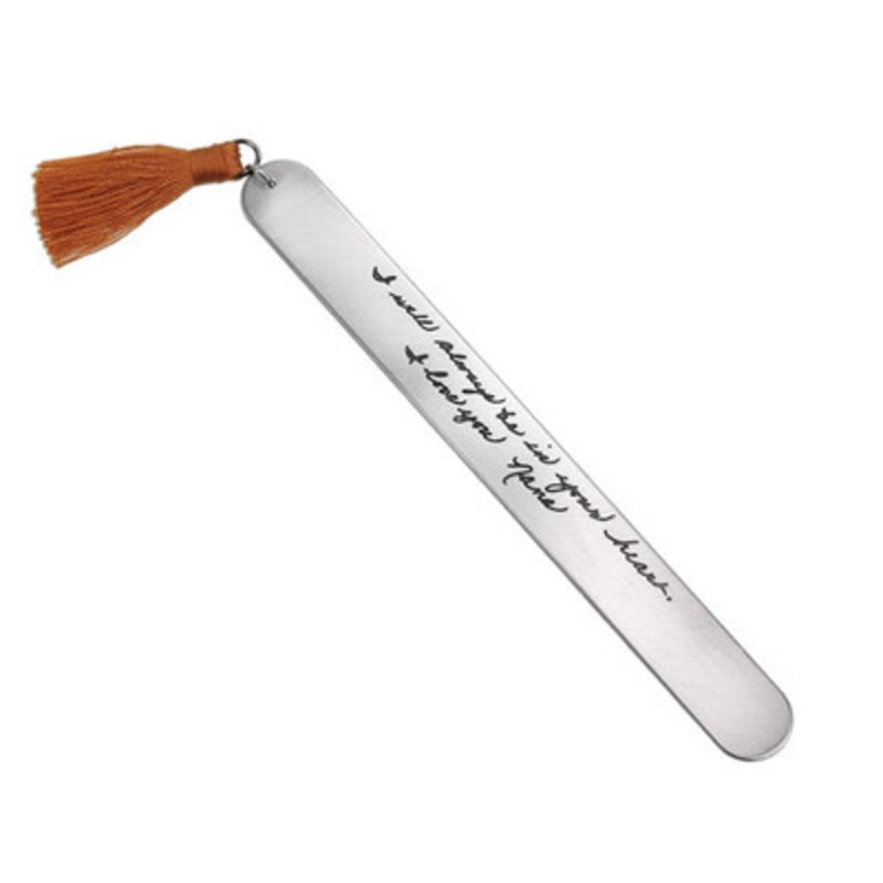 Handwriting Bookmark with Tassel