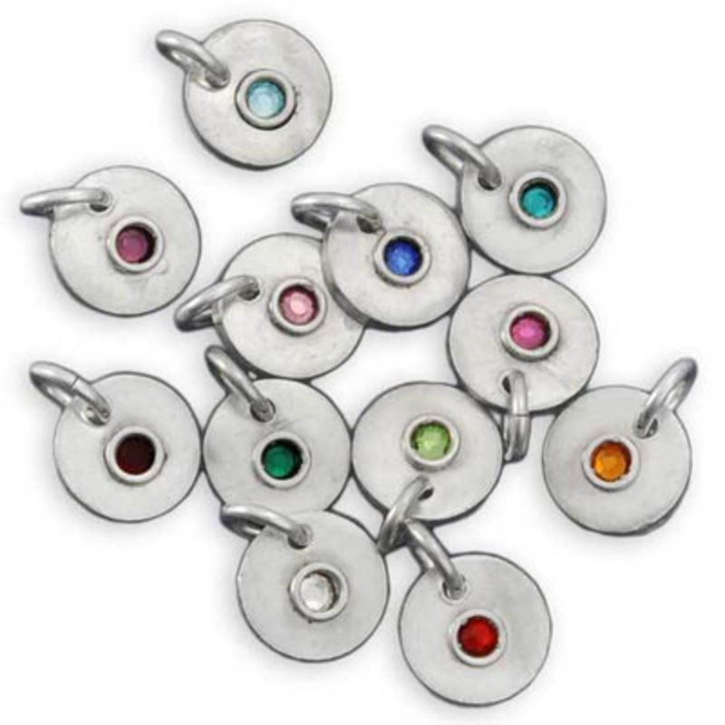 Lil Circles Birthstone Charms – October