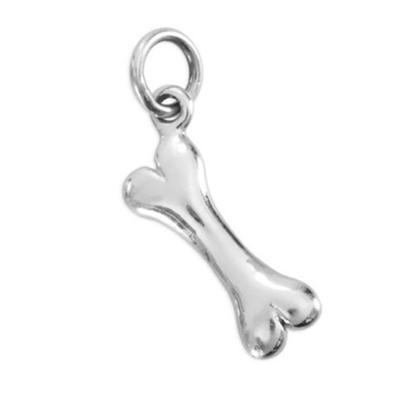 Puffed Dog Bone Charm