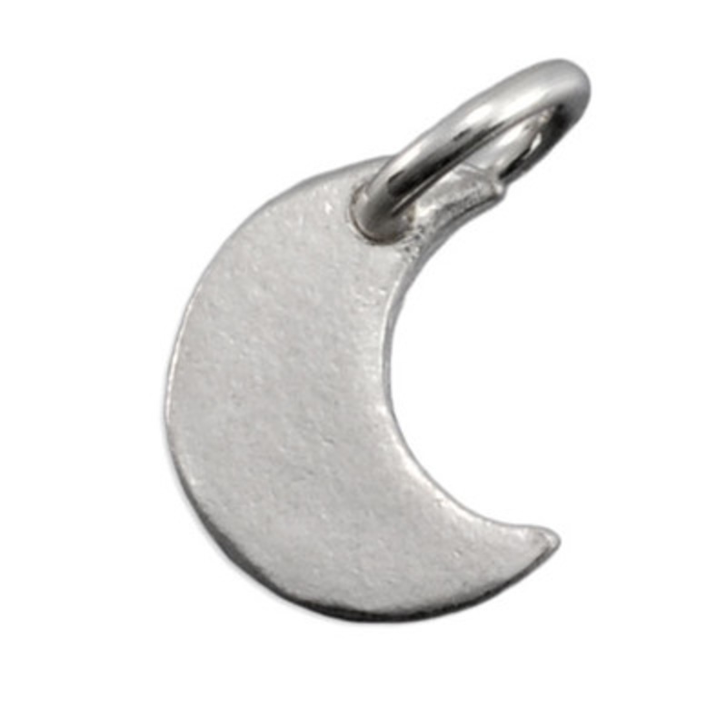 Sculpted Tiny Moon Charm