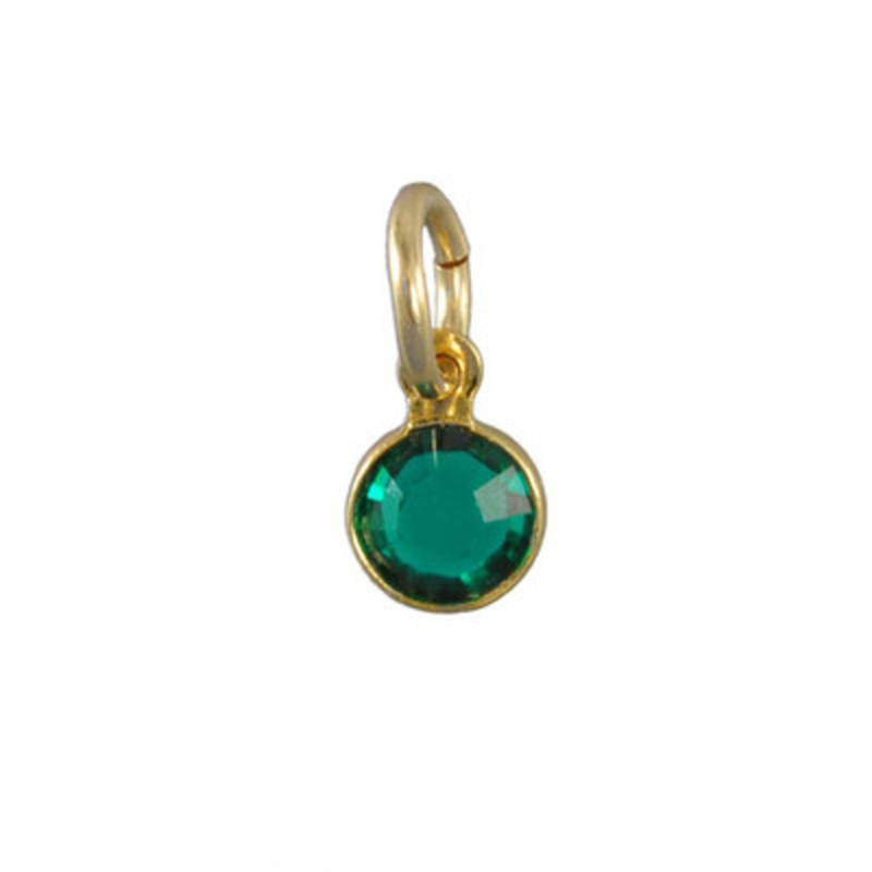 Classic Swarovski Birthstone in Gold- May