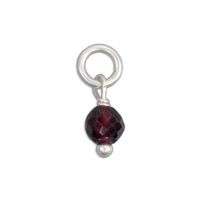 Faceted Garnet Stone (Jan)