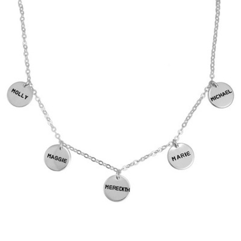 Floating Disc Necklace