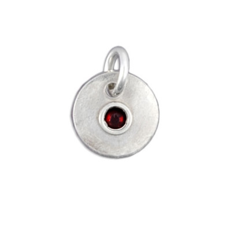 Lil Circles Birthstone Charms – January