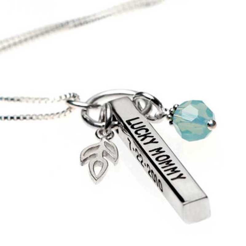 Long Four Sided Rectangle Necklace