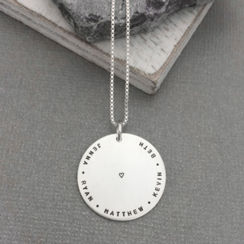 Love Circle Personalized Necklace