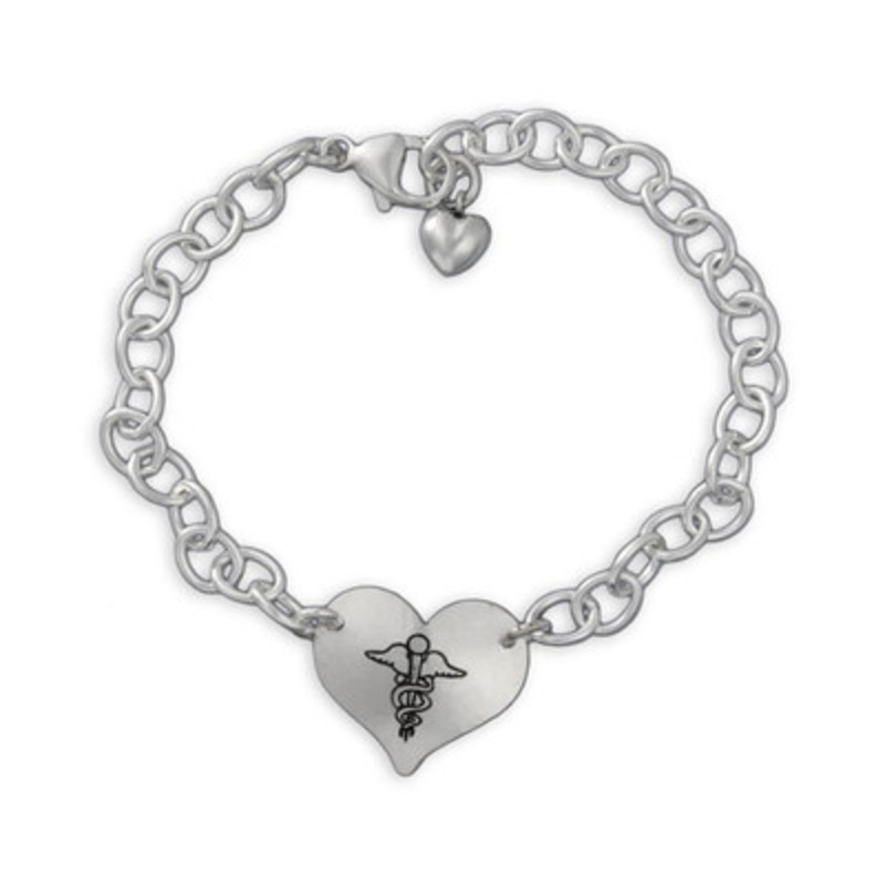Medical Alert Heart Bracelet
